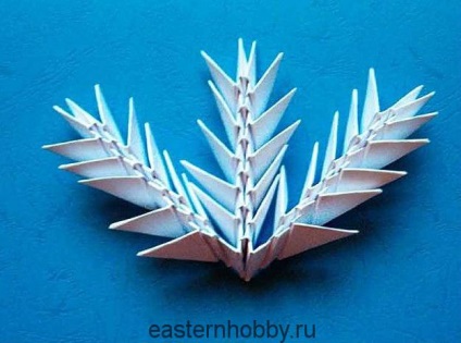 Modular de zăpadă origami