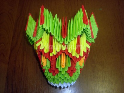 Vaza modulară origami