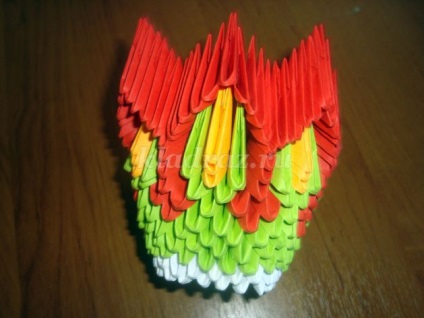 Vaza modulară origami