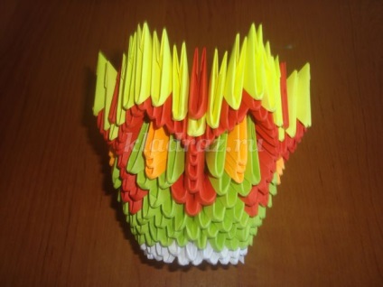 Vaza modulară origami