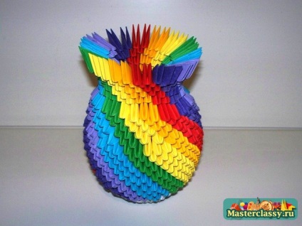 Moduláris origami váza (moduláris origami váza) Moduláris origami váza