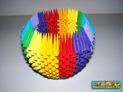 Moduláris origami váza (váza) Moduláris origami váza