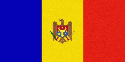 Moldova zászló és címer