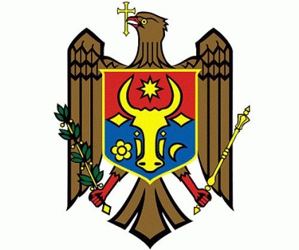 Moldova zászló és címer