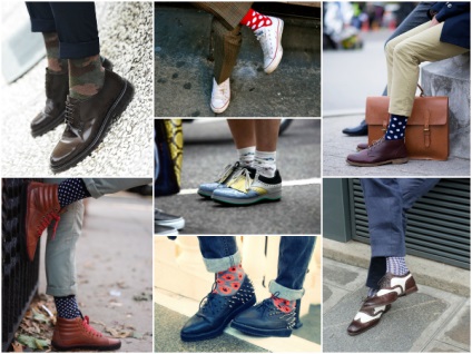 Program de modă-educație pentru bărbați cum să combine șosetele potrivite cu pantofii potriviți
