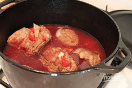 М'ясо з гарбузом - покроковий рецепт з фото на