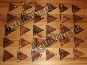 Tábla Játék - triomino (játék) Board Games - triomino