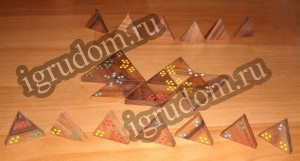Tábla Játék - triomino (ujjpercek plusz bónusz) Board Games - triomino