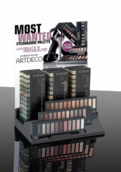 Нові палетки тіней artdeco most wanted eyeshadow palette holiday 2015-2016, cosmodream