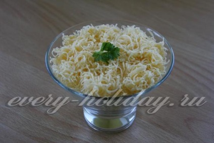Szilveszteri saláta „levegő” recept egy fotó