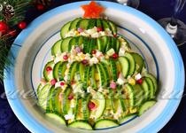 Szilveszteri saláta „levegő” recept egy fotó