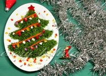 Новорічний салат «повітряний» рецепт з фото