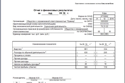 Exemplu de situații financiare simplificate 2016, formularul de descărcare, formular