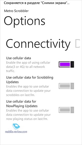 Program áttekintése-Scrobbler a Windows Phone
