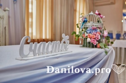 esküvői dekoráció egy étterem, „kunyhó”, stúdió dekoráció Anastasia Danilova