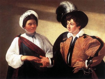 Опис картини караваджо «ворожка (+1595)»