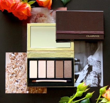 Осіння колекція clarins pretty day - night Свотч і макіяж, little-beatle