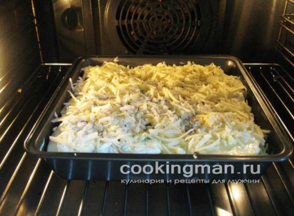 Sturgeon copt cu cartofi - gătit pentru bărbați