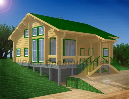 Caracteristici de proiectare de case din lemn