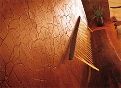 Оздоблення стін декоративною штукатуркою види, способи нанесення