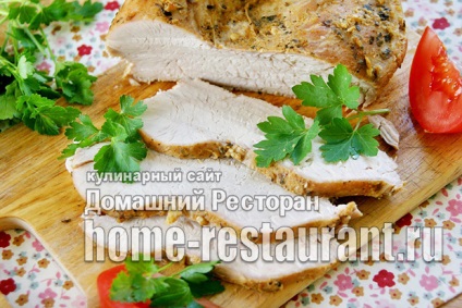 Terrine pulyka recept egy fotó - otthon étterem