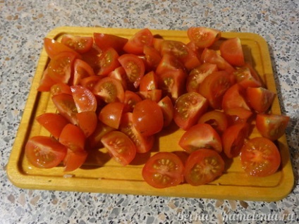 Паста з томатами черрі, рецепт з фото пасти з помідорами чері і маслинами покроково
