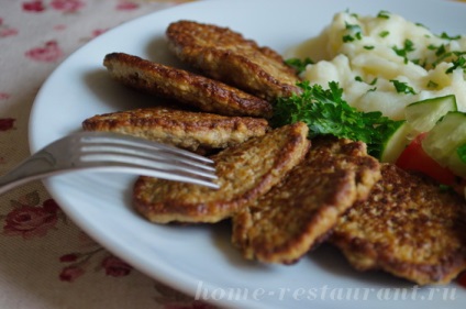 Clatite hepatice cu reteta de ficat de carne de vita cu fotografie