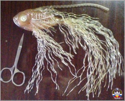 Плетіння з крапельниці рибка - рибка з трубки від крапельниці