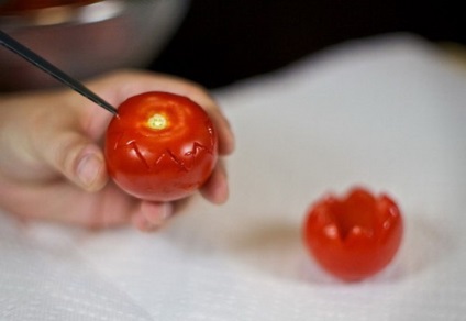 Tomate umplute cu brânză moale și verde - restaurant acasă