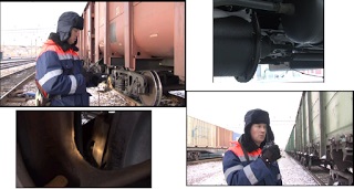Az eljárás a tesztelés a fékek csökkentett a tehervonatok ~ vagonnik