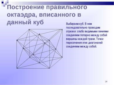 Poliedra corectă și construcția ei - prezentare pe geometrie