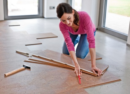 Коркове покриття для підлоги відгуки, чи можна використовувати теплу підлогу, клейове підставу