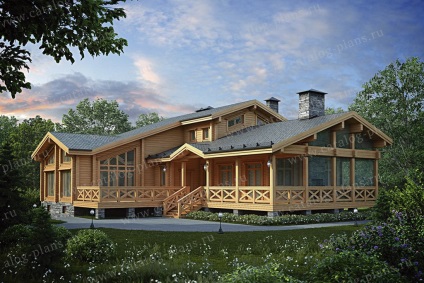 Házak és nyaralók a faház stílusú házak tervei könyvtár