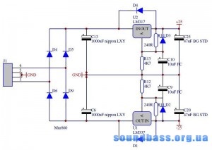 Egyszerű erősítő MOSFET, soundbass