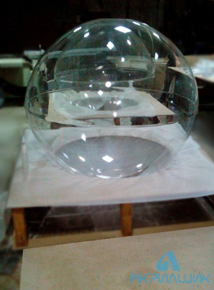 Bile transparente bile transparente și emisfere de plexiglas