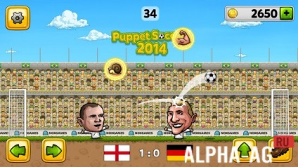 Puppet soccer 2014 року - завантажити зламану гру на монети і кристали