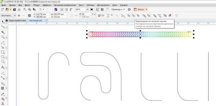 Lucrul cu efecte de text în coreldraw, coreltutorials