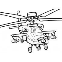 розфарбування вертоліт