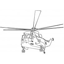 Elicopterul de colorat