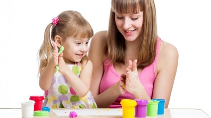 Dezvoltarea profesiilor cu copii de 2-3 ani sau lecții de modelare