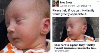 Батьки попросили грошей на похорон малюка, але люди помітили дещо підозріле