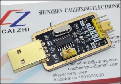 RS232 USB adapter vevő firmware