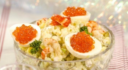 Salată cu caviar roșu (