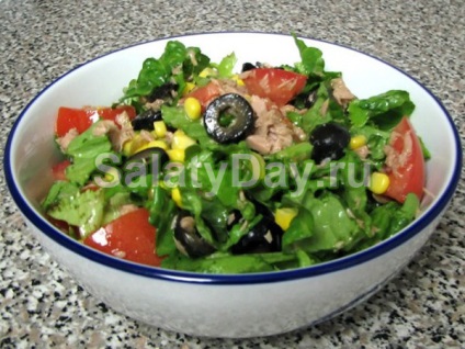 Salata cu ton și porumb este sănătoasă și nutritivă! Rețetă cu fotografii și videoclipuri