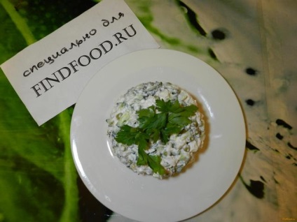 Salata cu mazare verde si reteta de pui cu fotografie