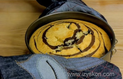 Секрети приготування торта - зебра покроковий рецепт з відео і фото