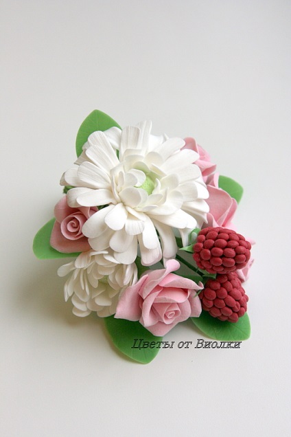 Шедеври handmade квіти з полімерної глини від Віолка, pro handmade