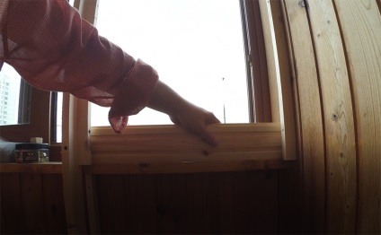 Szekrény bélés a saját kezébe az erkélyen - részletes használati