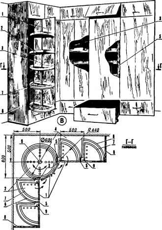 Cabinet-carusel, model-constructor