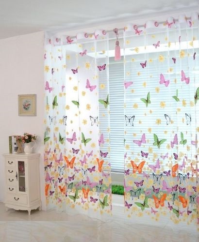 Perdele din organza - exemple originale de design